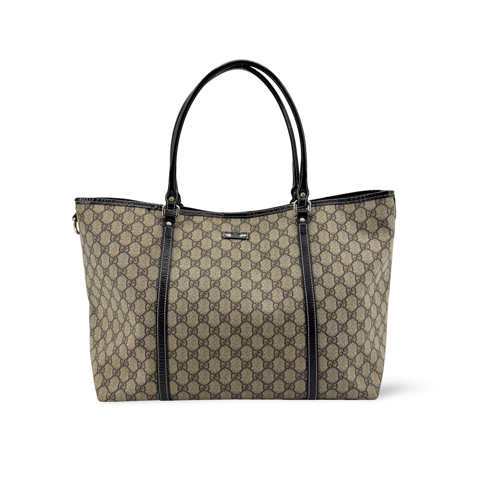 Gucci Joy GG Coated Canvas with Leather Large